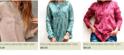 eshop at web store for Long Sleeve Tunics Made in the USA at Heritage Lace in product category American Apparel & Clothing